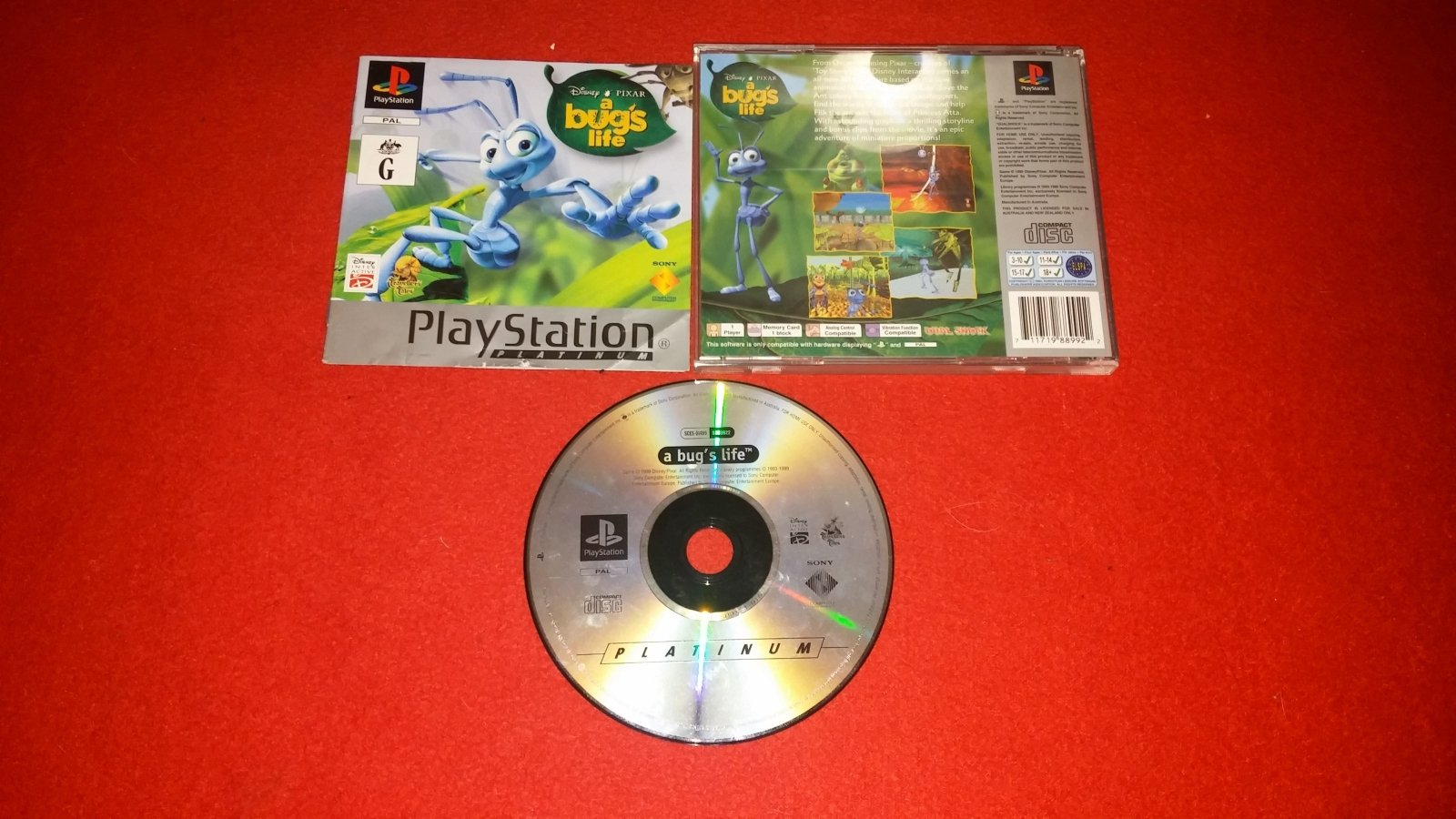 A Bug's Life - PS1 Game - PlayStation, Games, Action and adventure - Level Up Gaming NZ