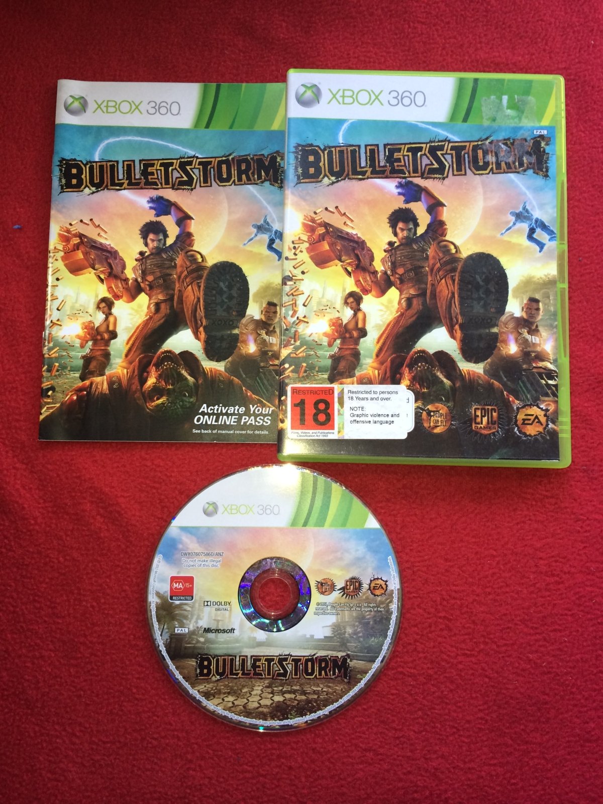 Bulletstorm - XBOX 360 Game - Xbox 360, Games, Shooter - Level Up Gaming NZ
