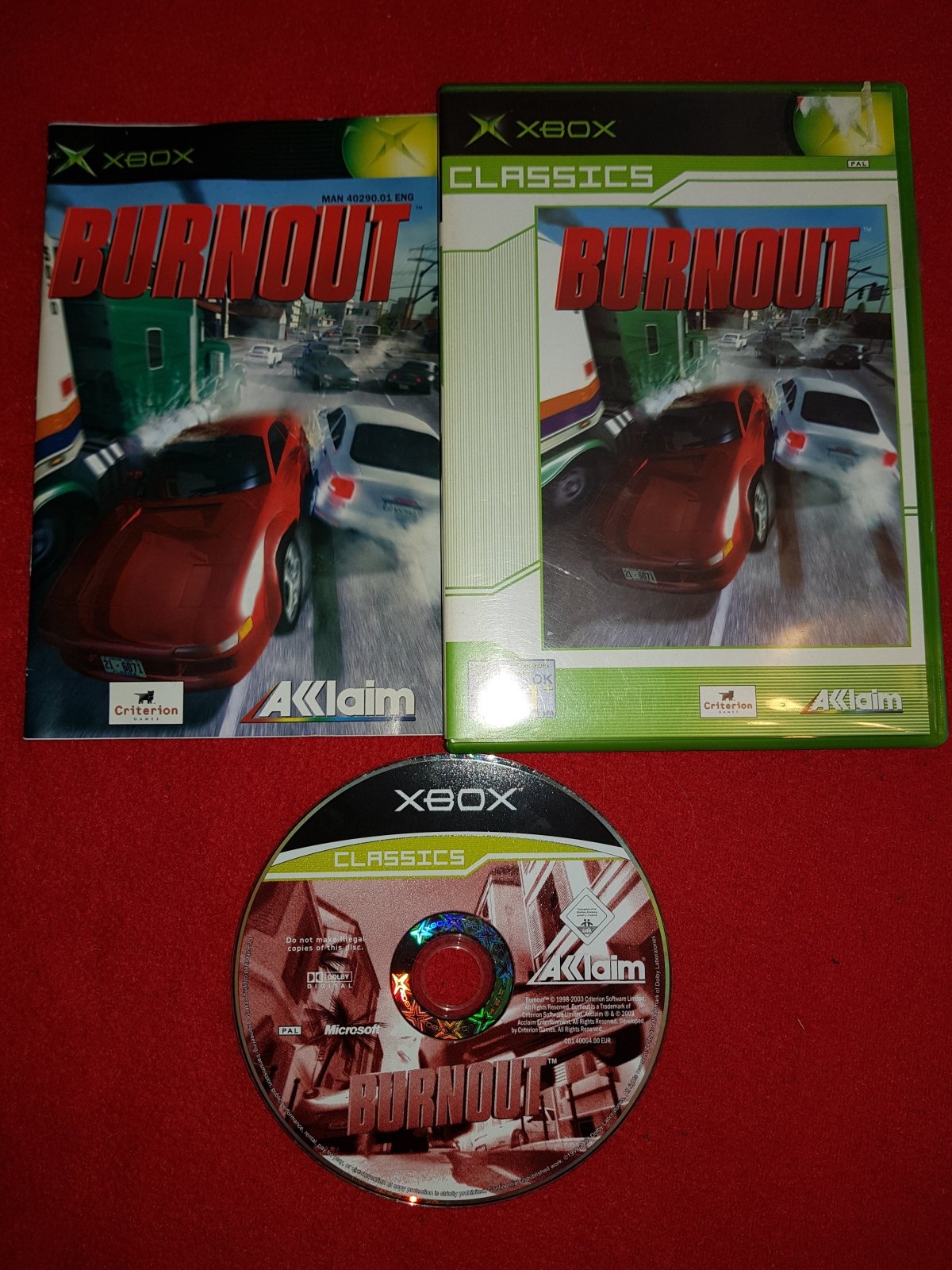 Burnout - XBOX Game *ORIGINAL* - Xbox, Games, Driving and racing - Level Up Gaming NZ