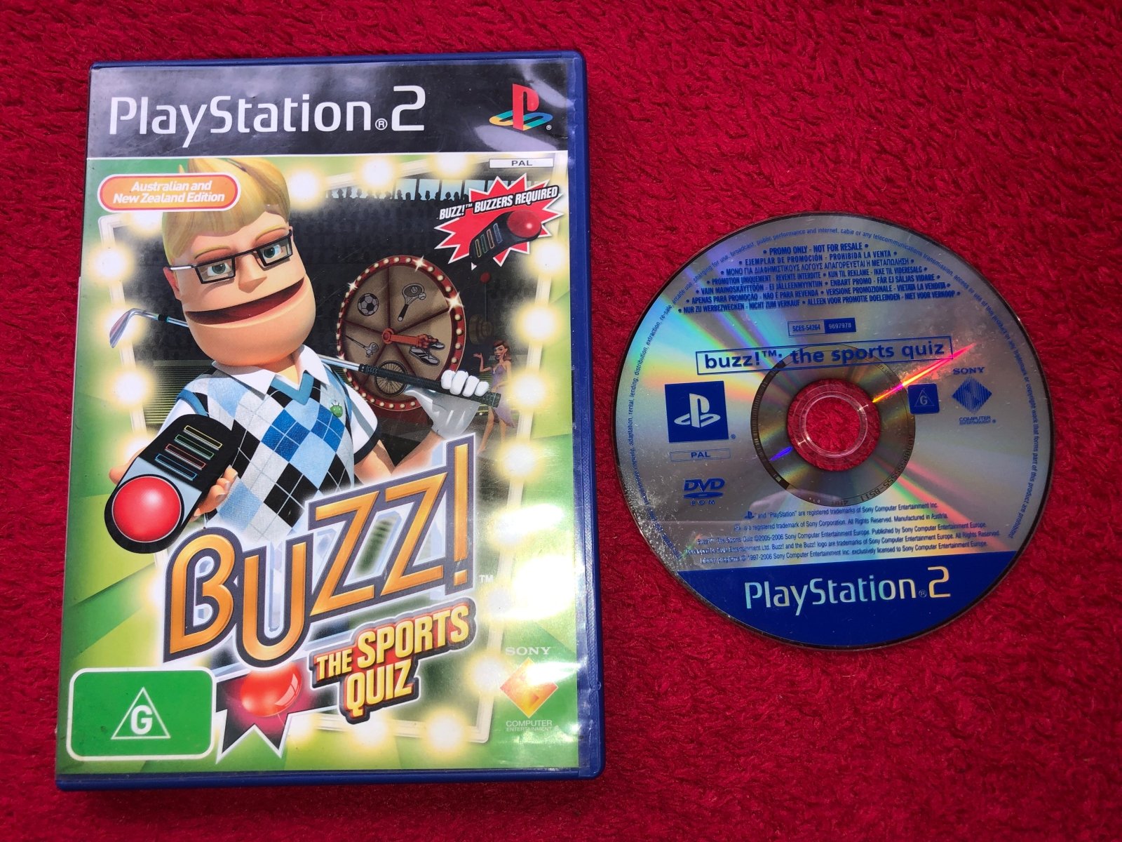 Buzz!: The Sports Quiz - PS2 Game - PlayStation 2, Games, Music and party - Level Up Gaming NZ