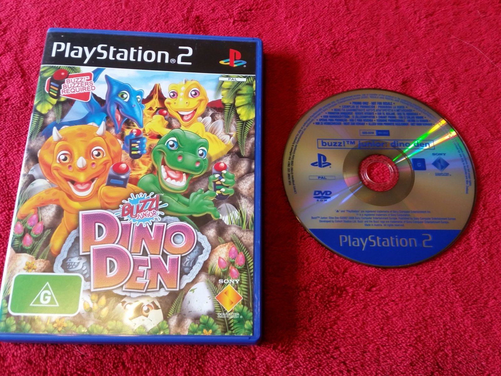 Buzz! Junior: Dino Den - PS2 Game - PlayStation 2, Games, Music and party - Level Up Gaming NZ