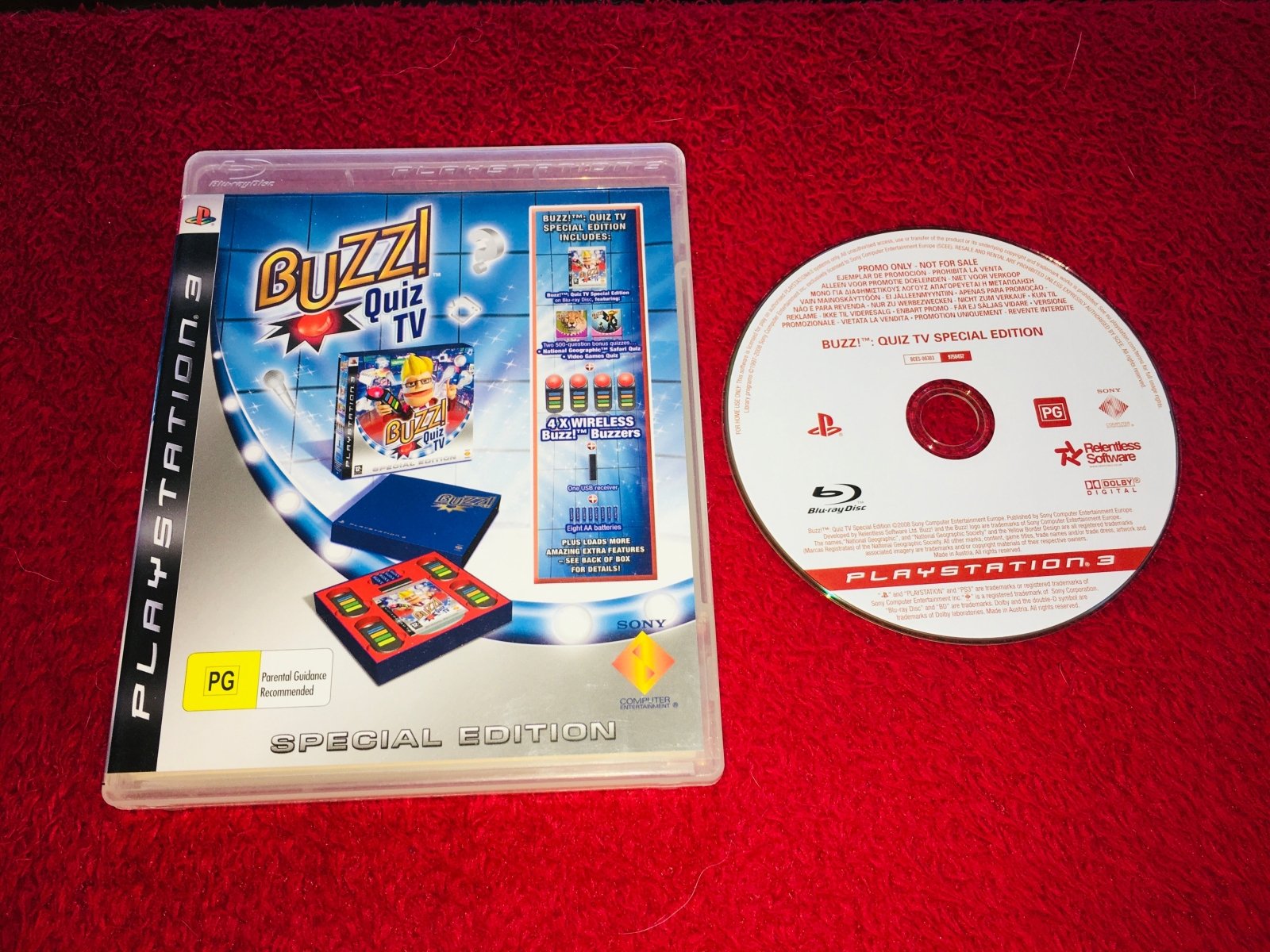 Buzz Quiz TV Special Edition - PS3 Promo Game - PlayStation 3, Games, Music and party - Level Up Gaming NZ