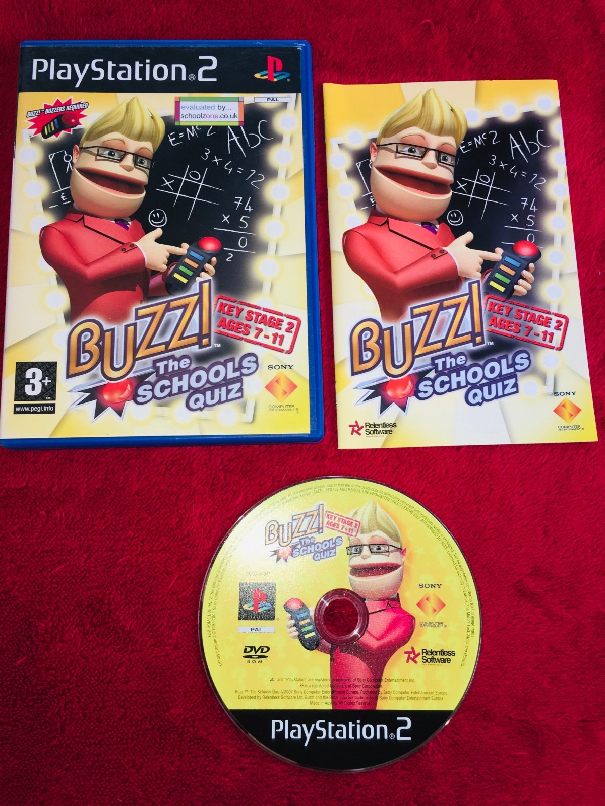 Buzz: The Schools Quiz - RARE PS2 Game - PlayStation 2, Games, Music and party - Level Up Gaming NZ