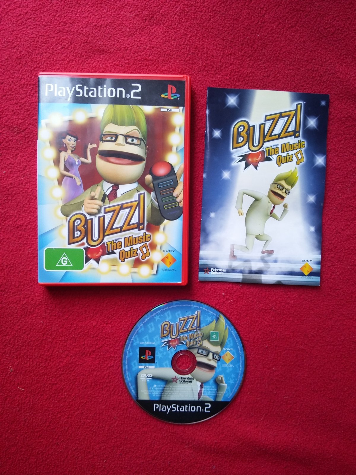 Buzz!: The Music Quiz - AS NEW PS2 Game - PlayStation 2, Games, Music and party - Level Up Gaming NZ