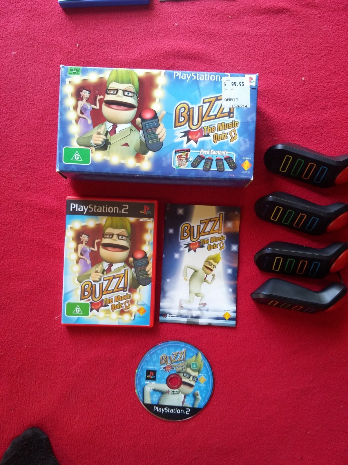 Buzz!: The Music Quiz WITH BUZZERS - PS2 Game - PlayStation 2, Games, Music and party - Level Up Gaming NZ