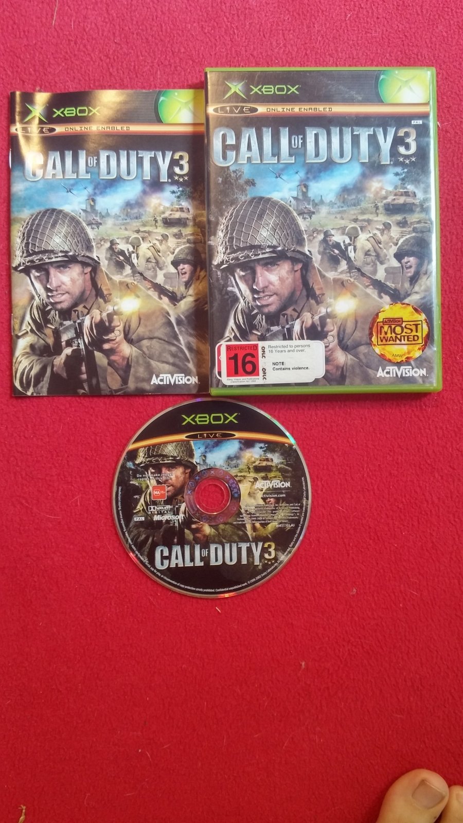 Call of Duty 3 - 8.8/10! AS NEW XBOX Game - Xbox, Games, Shooter - Level Up Gaming NZ