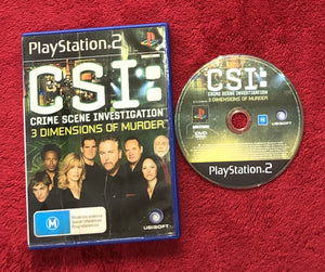 CSI: 3 Dimensions of Murder - PS2 Game