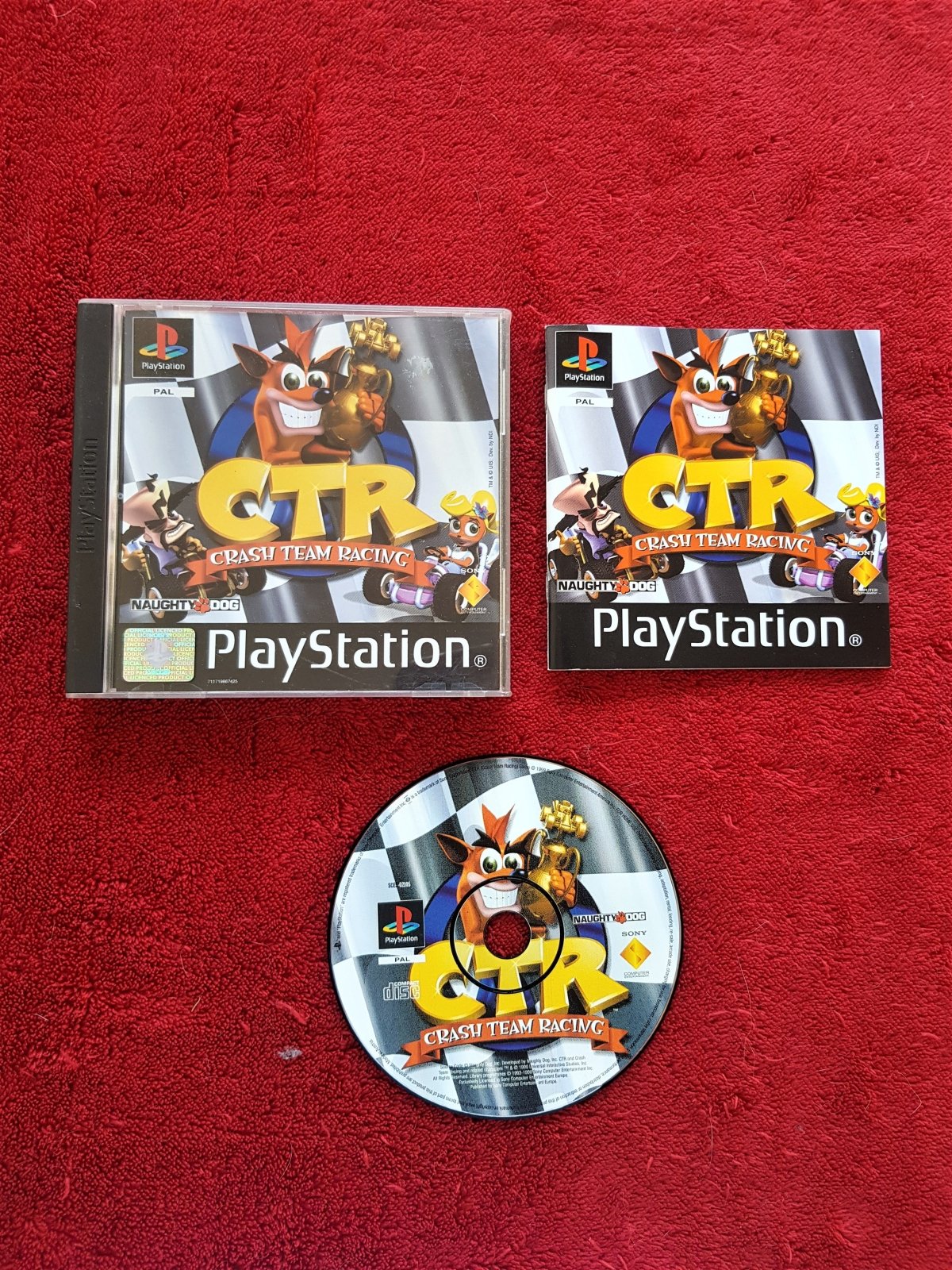 CTR: Crash Team Racing - BLACK LABEL PS1 Game - PlayStation, Games, Driving and racing - Level Up Gaming NZ