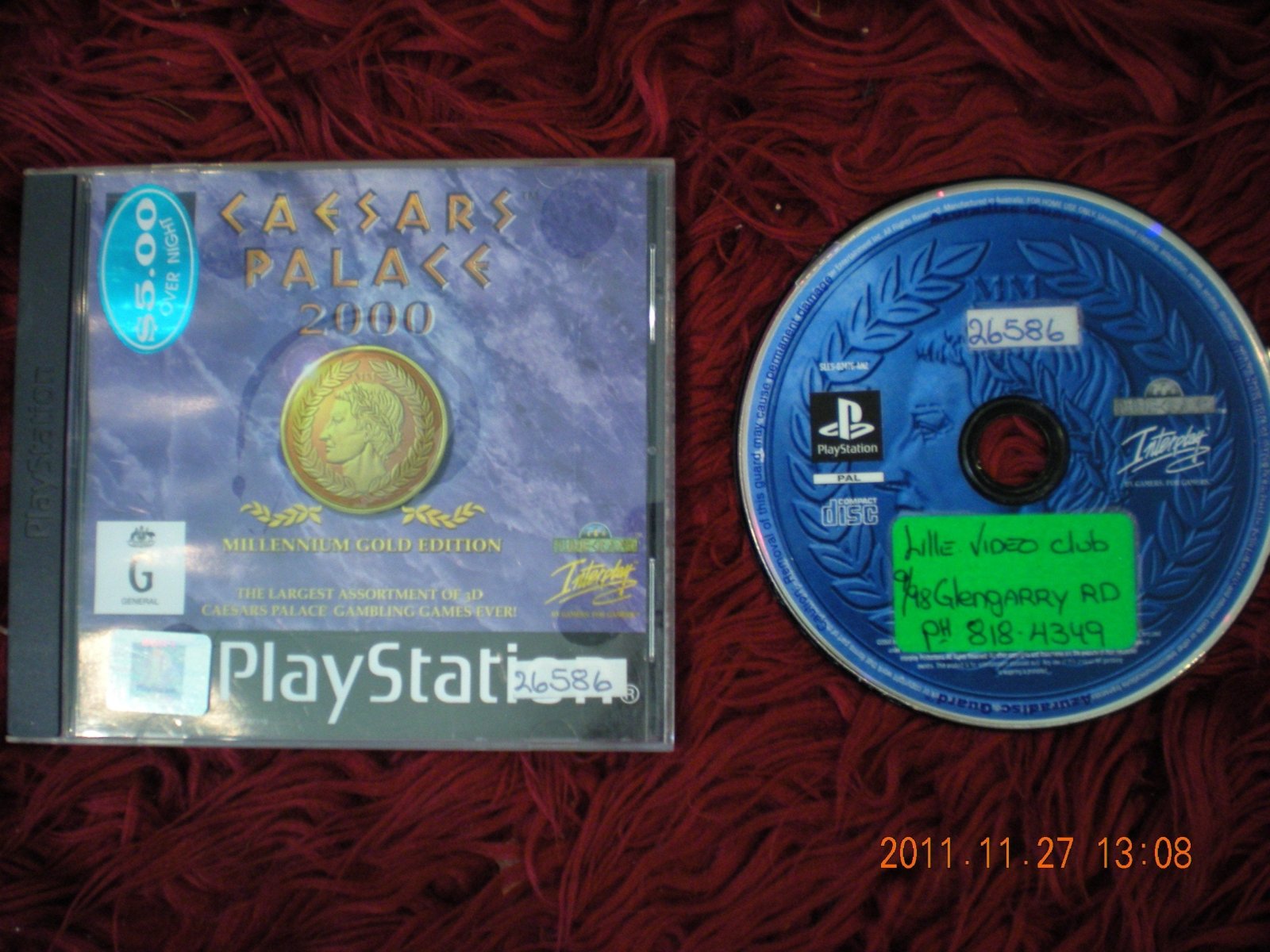 Caesars Palace 2000: Millennium Gold * PS1 Game - PlayStation, Games, Other - Level Up Gaming NZ