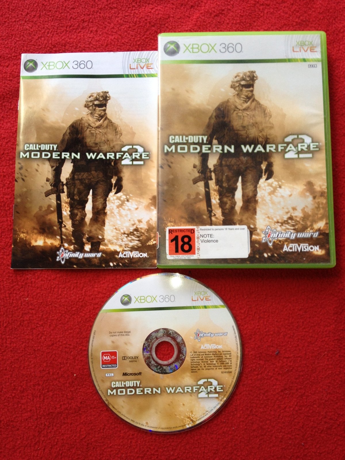 Call of Duty: Modern Warfare 2 - 9/10 XBOX360 Game - Xbox 360, Games, Shooter - Level Up Gaming NZ