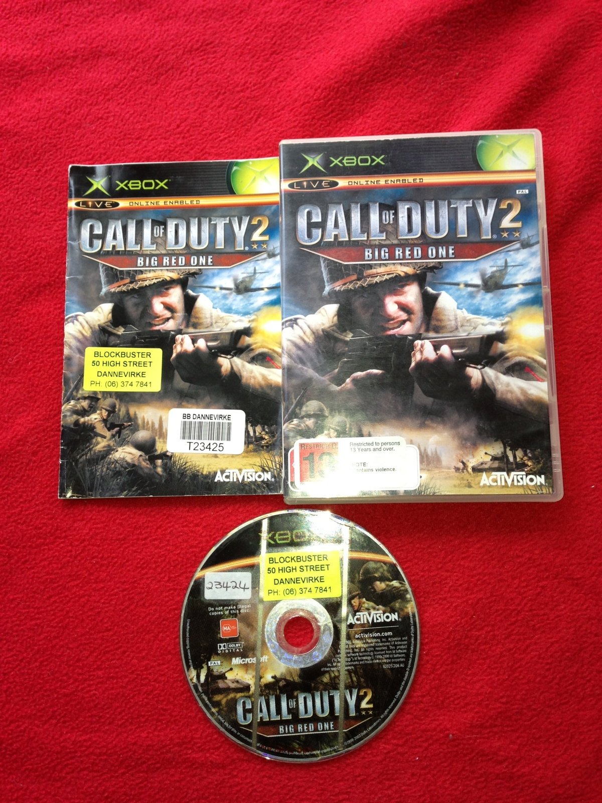 Call of Duty 2: Big Red One - XBOX Game - Xbox, Games, Shooter - Level Up Gaming NZ