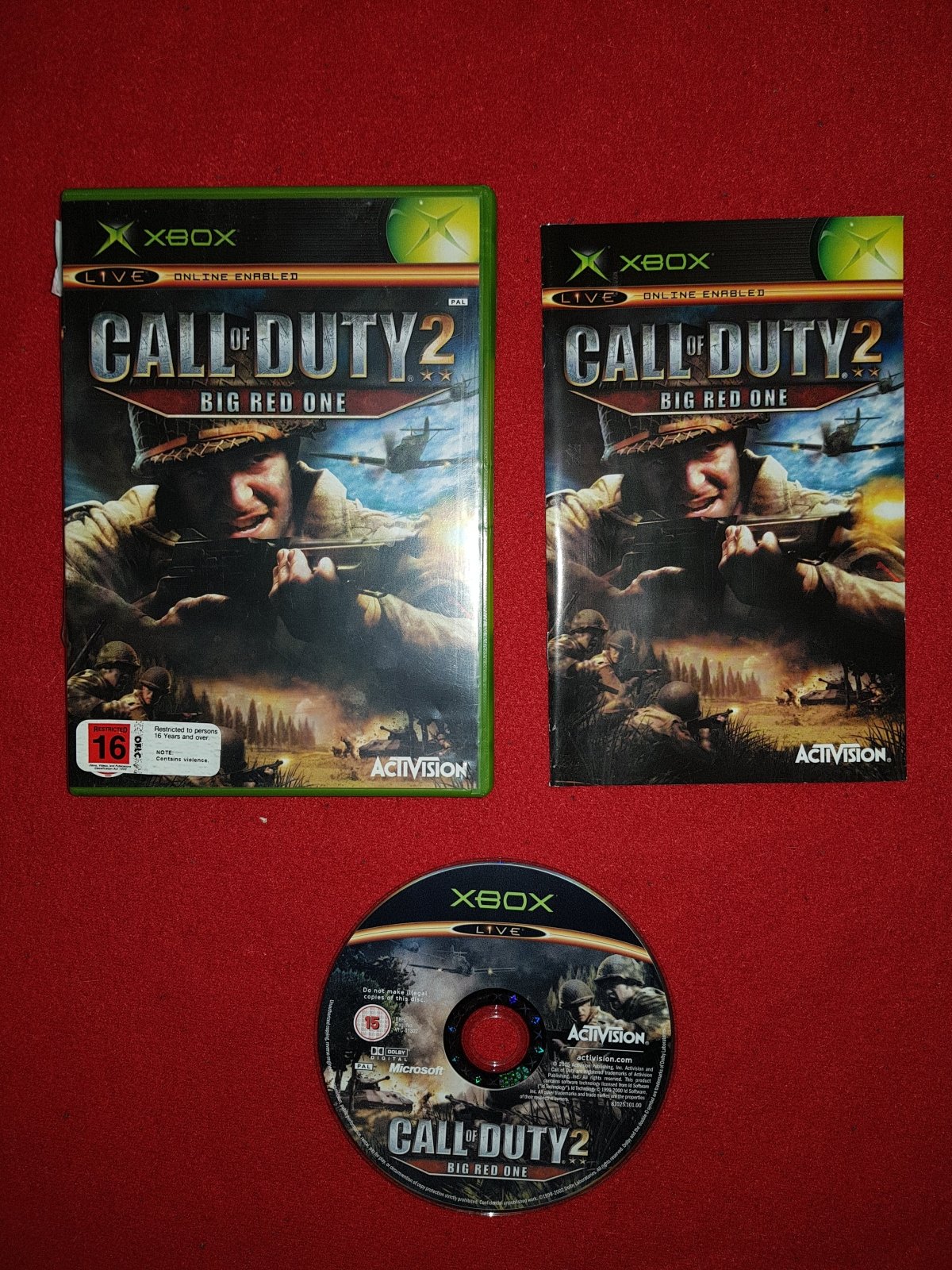 Call of Duty 2: Big Red One - XBOX Game - Xbox, Games, Shooter - Level Up Gaming NZ