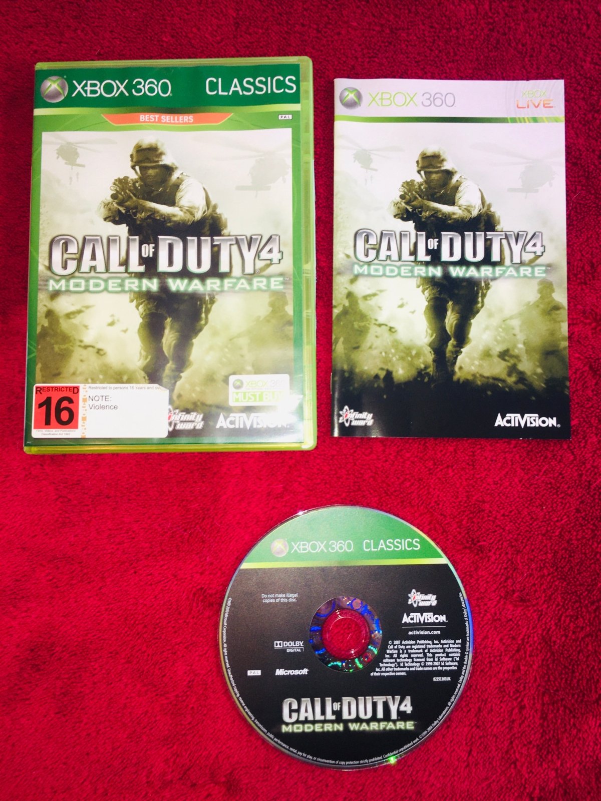 Call of Duty 4: Modern Warfare - AS NEW XBOX360 Game - Xbox 360, Games, Shooter - Level Up Gaming NZ