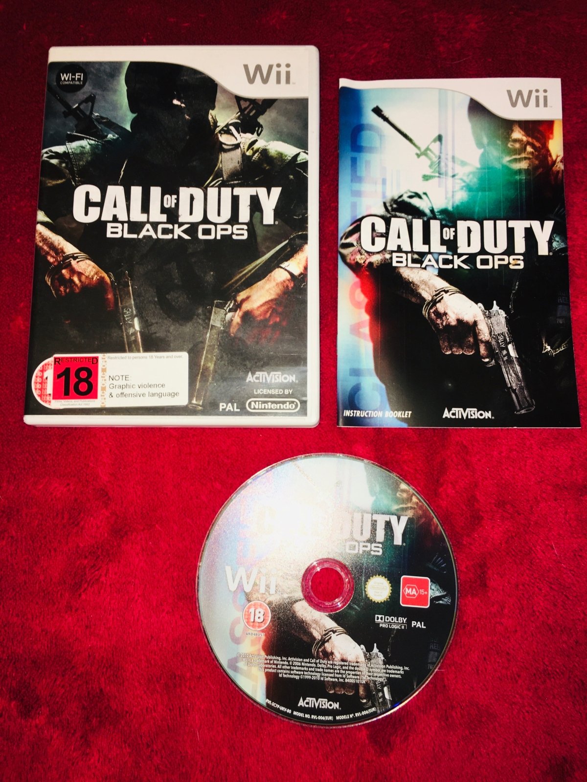 Call of Duty: Black Ops - 9/10! Wii Game - Wii Games - Level Up Gaming NZ