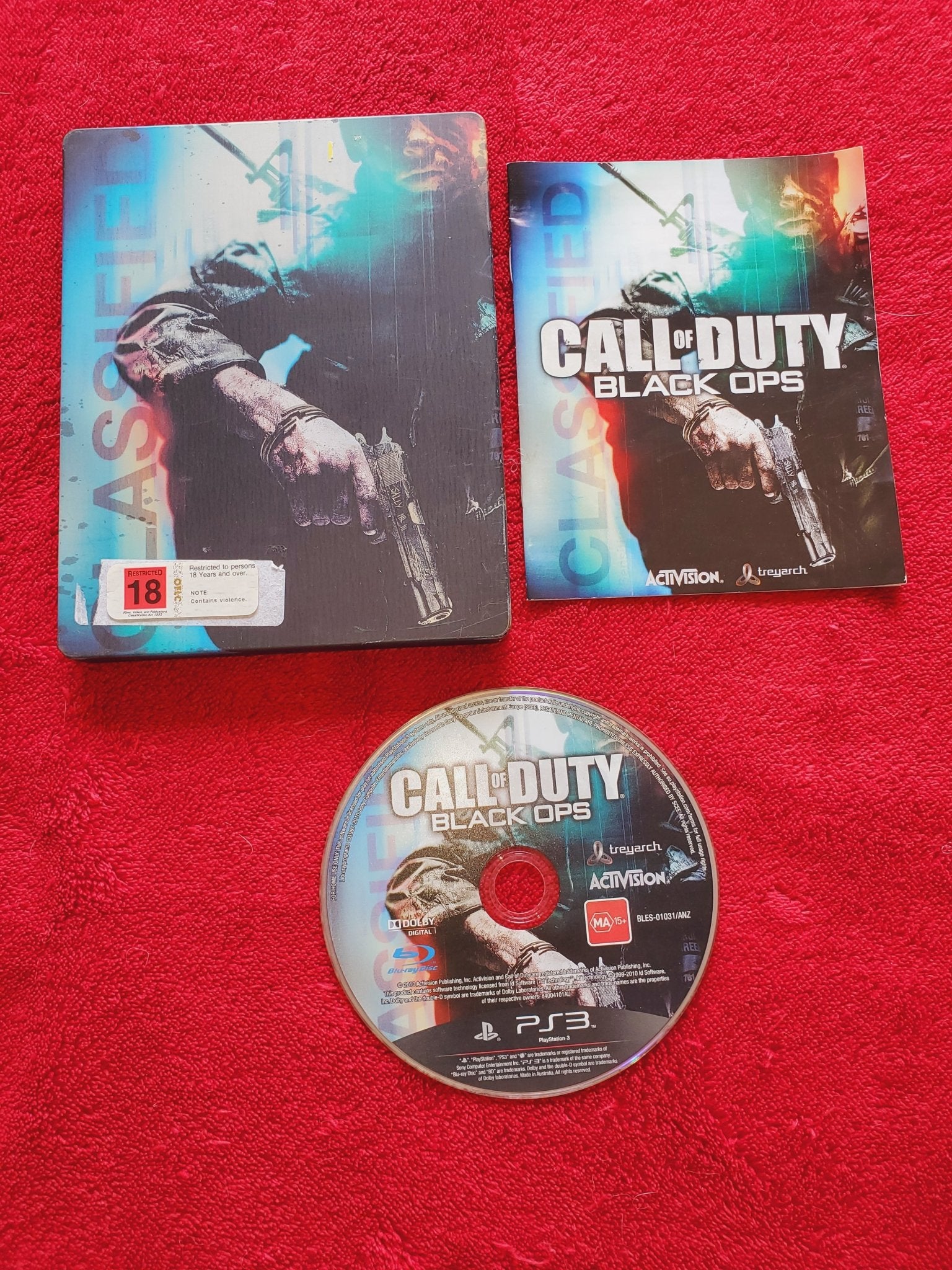 Call of Duty: Black Ops - 9/10! PS3 STEELBOOK Game - PlayStation 3, Games, Shooter - Level Up Gaming NZ