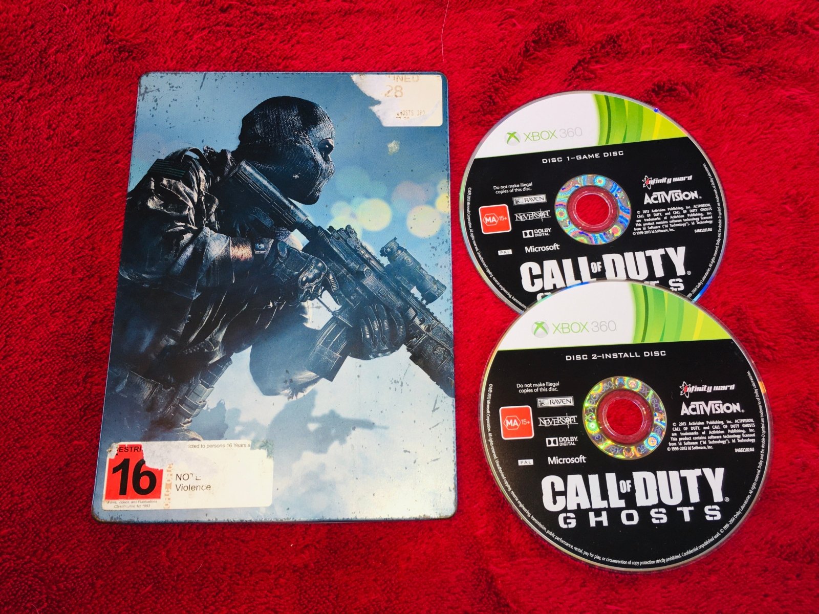 Call of Duty: Ghosts - STEELCASE XBOX360 Game - Xbox 360, Games, Shooter - Level Up Gaming NZ