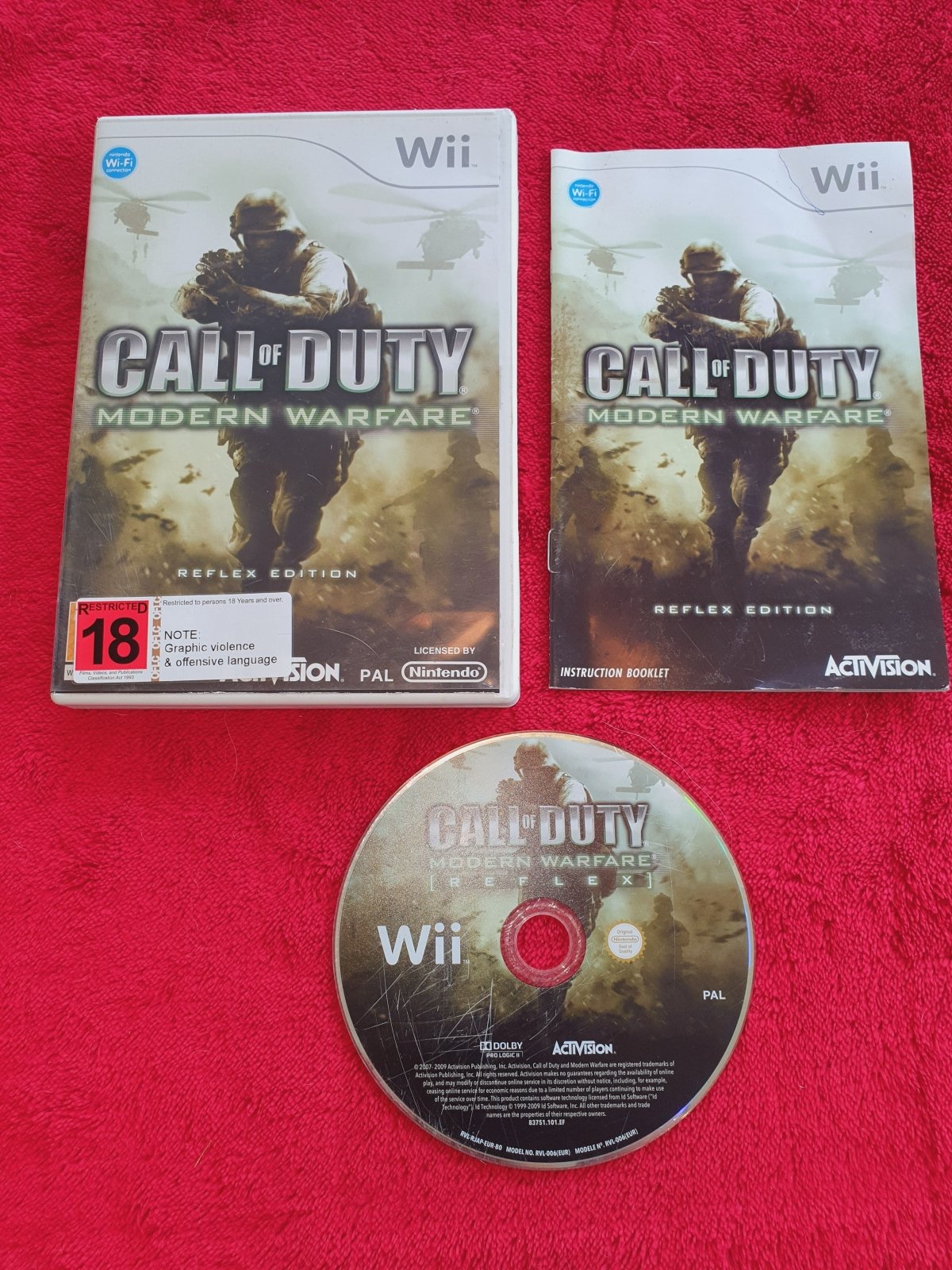 Call of Duty: Modern Warfare - Reflex Edition - Wii Game - Wii Games - Level Up Gaming NZ
