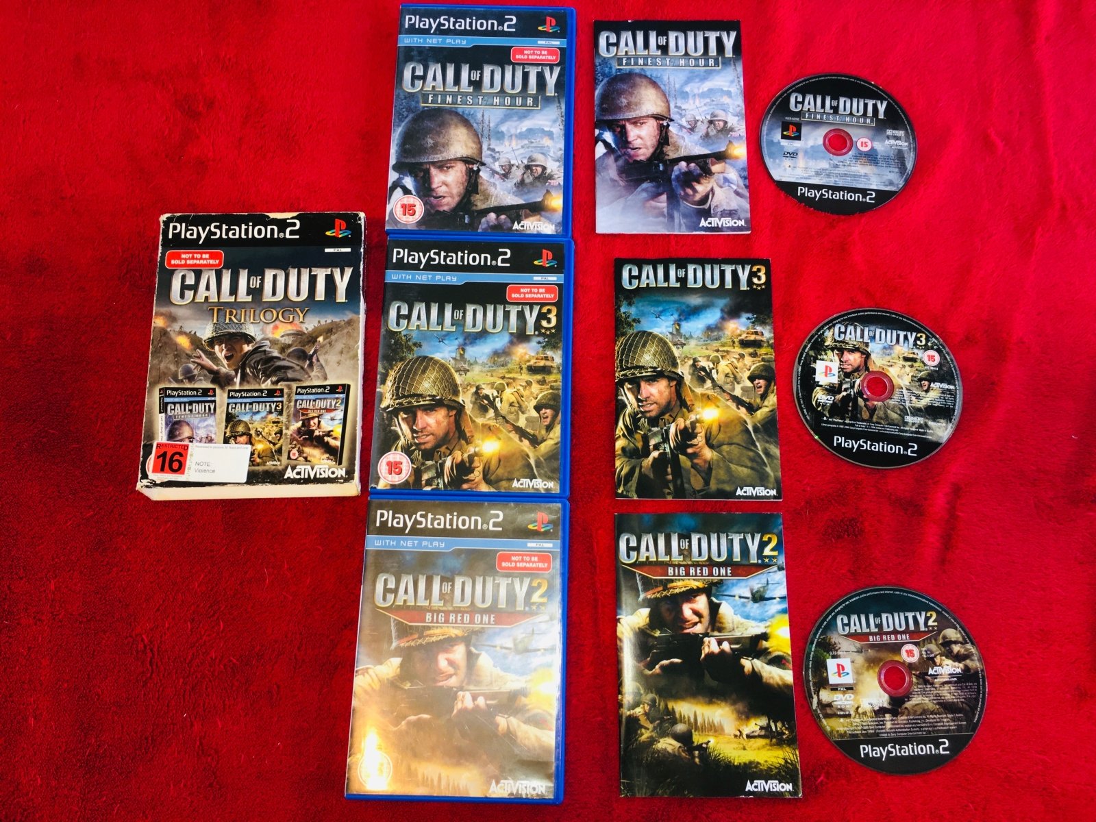 Call of Duty Trilogy - PS2 Game - PlayStation 2, Games, Shooter - Level Up Gaming NZ