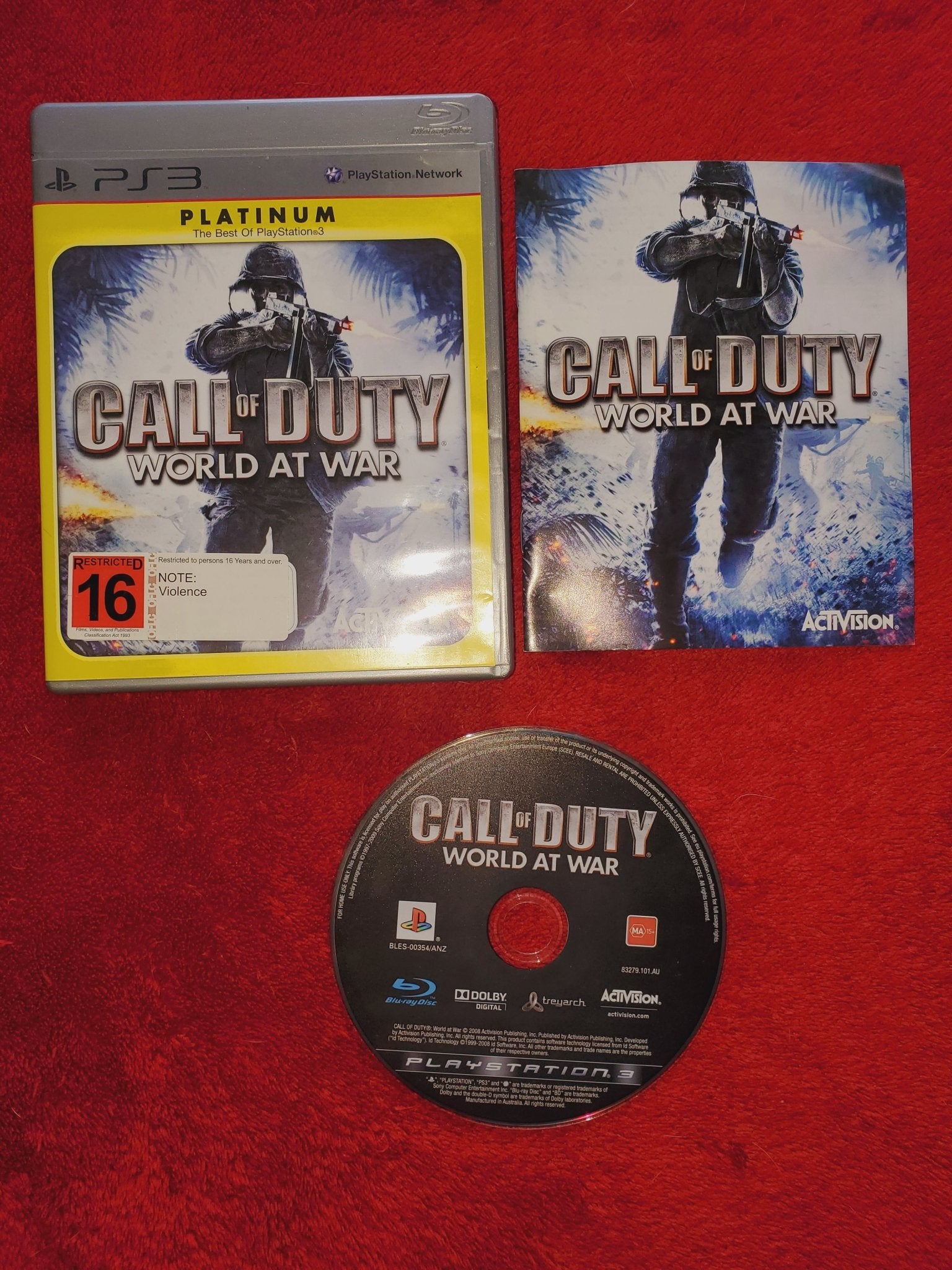 Call of Duty: World at War - PS3 Game - PlayStation 3, Games, Shooter - Level Up Gaming NZ