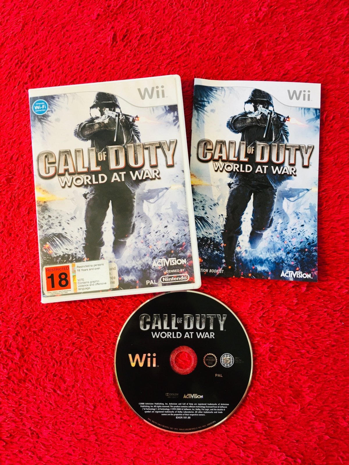 Call of Duty: World at War - 8.5/10! Wii Game - Wii Games - Level Up Gaming NZ