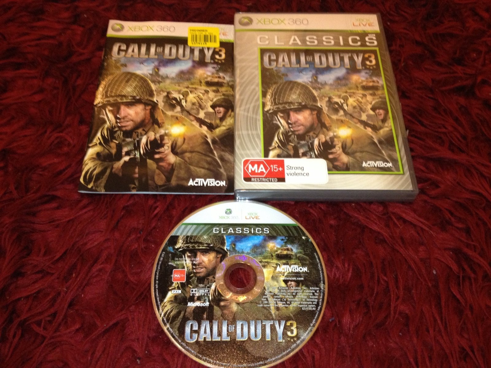 Call of Duty 3 - XBOX360 Game - Xbox 360, Games, Shooter - Level Up Gaming NZ