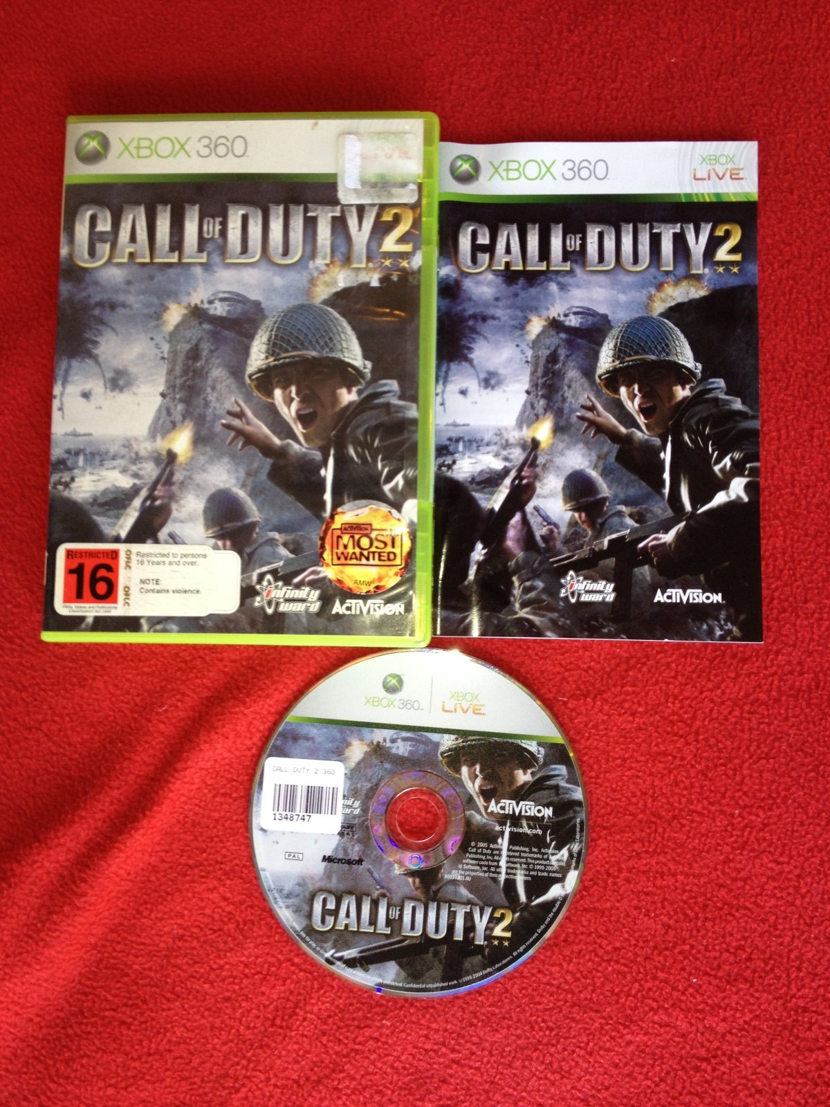 Call of Duty 2 - 8.8/10! XBOX360 Game - Xbox 360, Games, Shooter - Level Up Gaming NZ