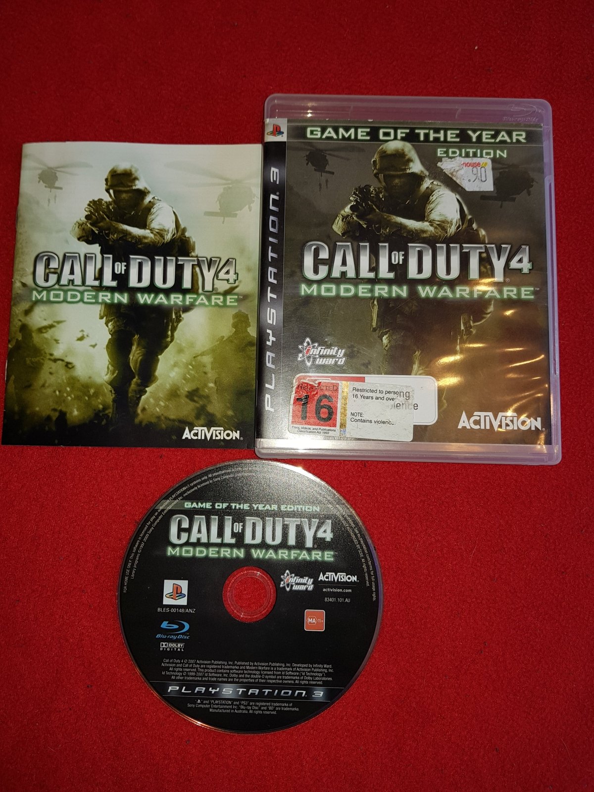 Call of Duty 4: Modern Warfare GOTY - PS3 Game - PlayStation 3, Games, Shooter - Level Up Gaming NZ