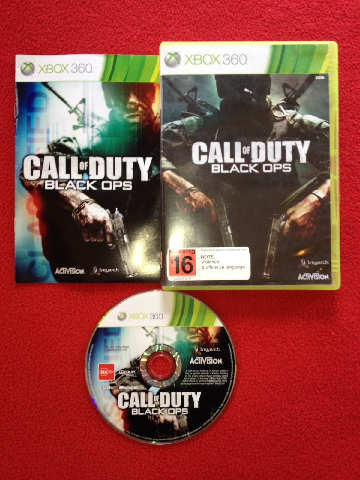 Call of Duty: Black Ops - 9/10! XBOX360 Game - Xbox 360, Games, Shooter - Level Up Gaming NZ
