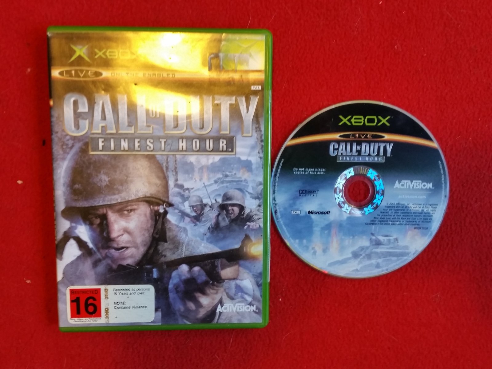 Call of Duty: Finest Hour - XBOX Game - Xbox, Games, Shooter - Level Up Gaming NZ