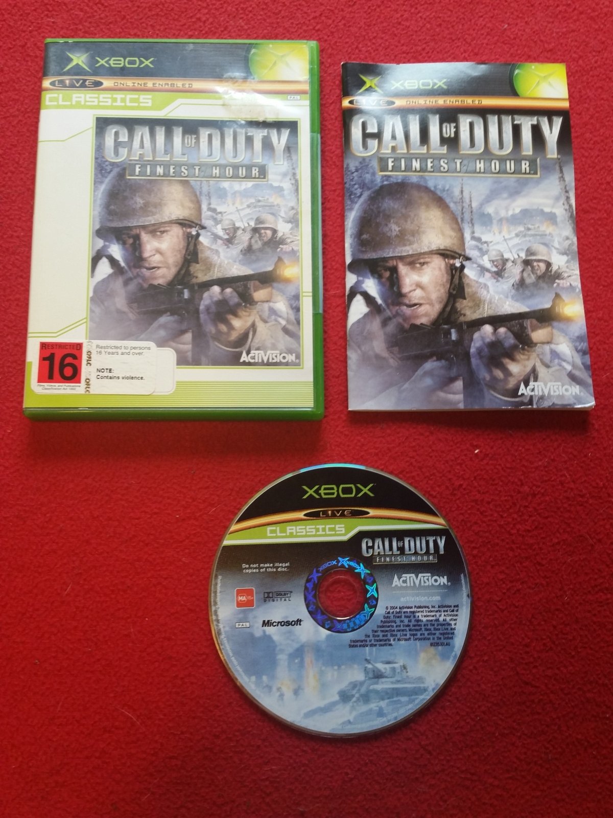 Call of Duty: Finest Hour - XBOX Game - Xbox, Games, Shooter - Level Up Gaming NZ