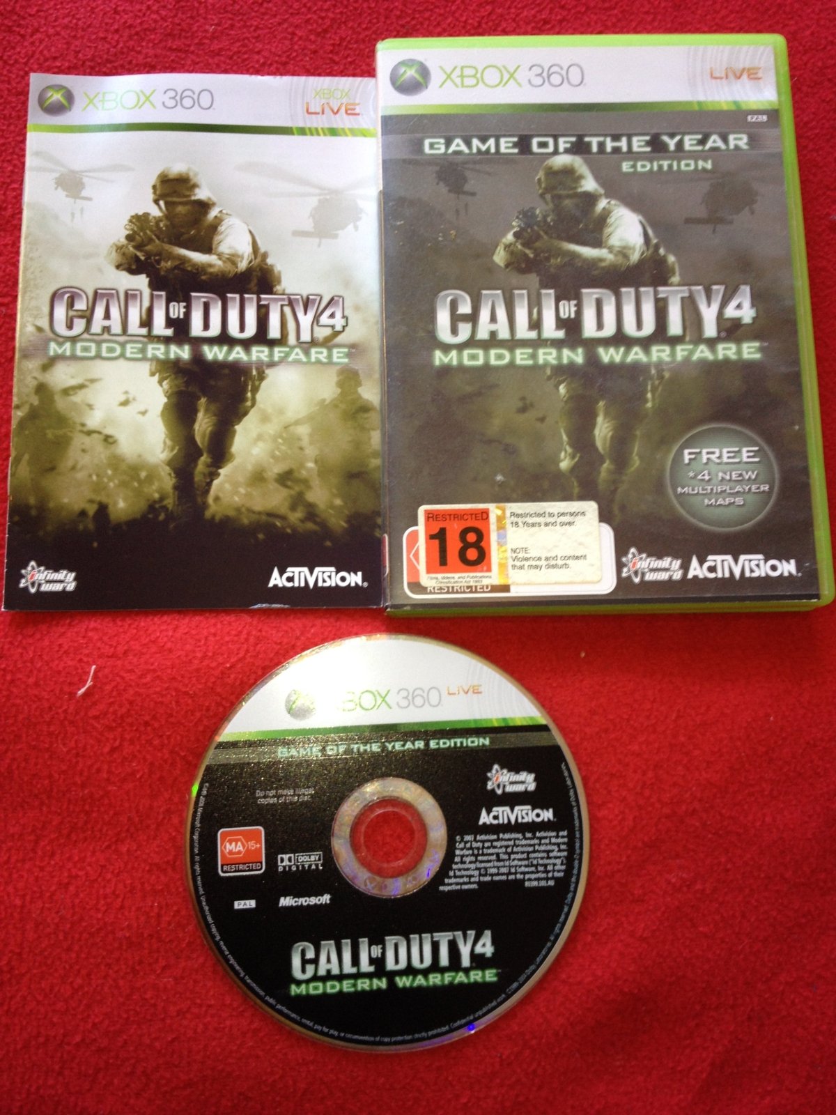 Call of Duty 4: Modern Warfare GOTY - XBOX360 Game - Xbox 360, Games, Shooter - Level Up Gaming NZ