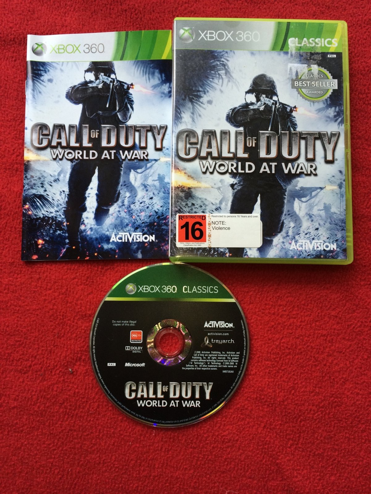 Call of Duty: World at War - XBOX360 Game - Xbox 360, Games, Shooter - Level Up Gaming NZ