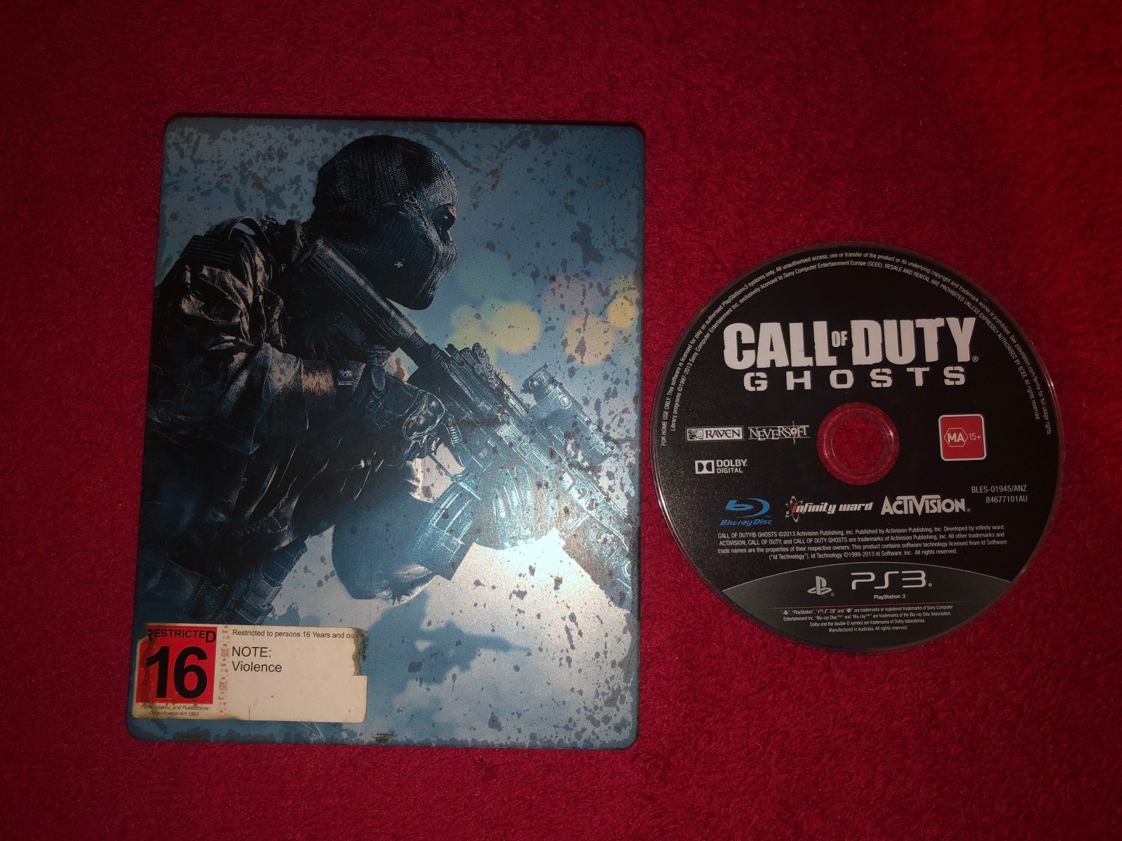Call of Duty: Ghosts LIMITED METAL CASE - 8.8/10! PS3 Game - PlayStation 3, Games, Shooter - Level Up Gaming NZ