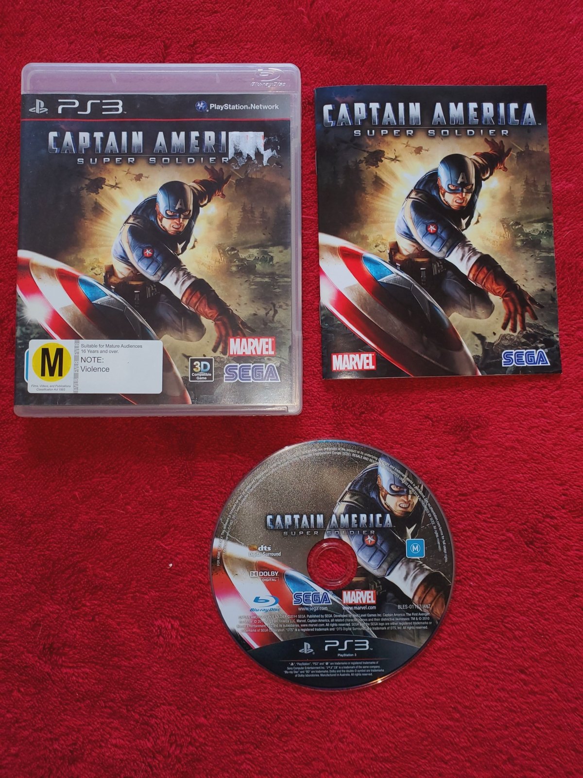 Captain America: Super Soldier - PS3 Game - PlayStation 3, Games, Action and adventure - Level Up Gaming NZ