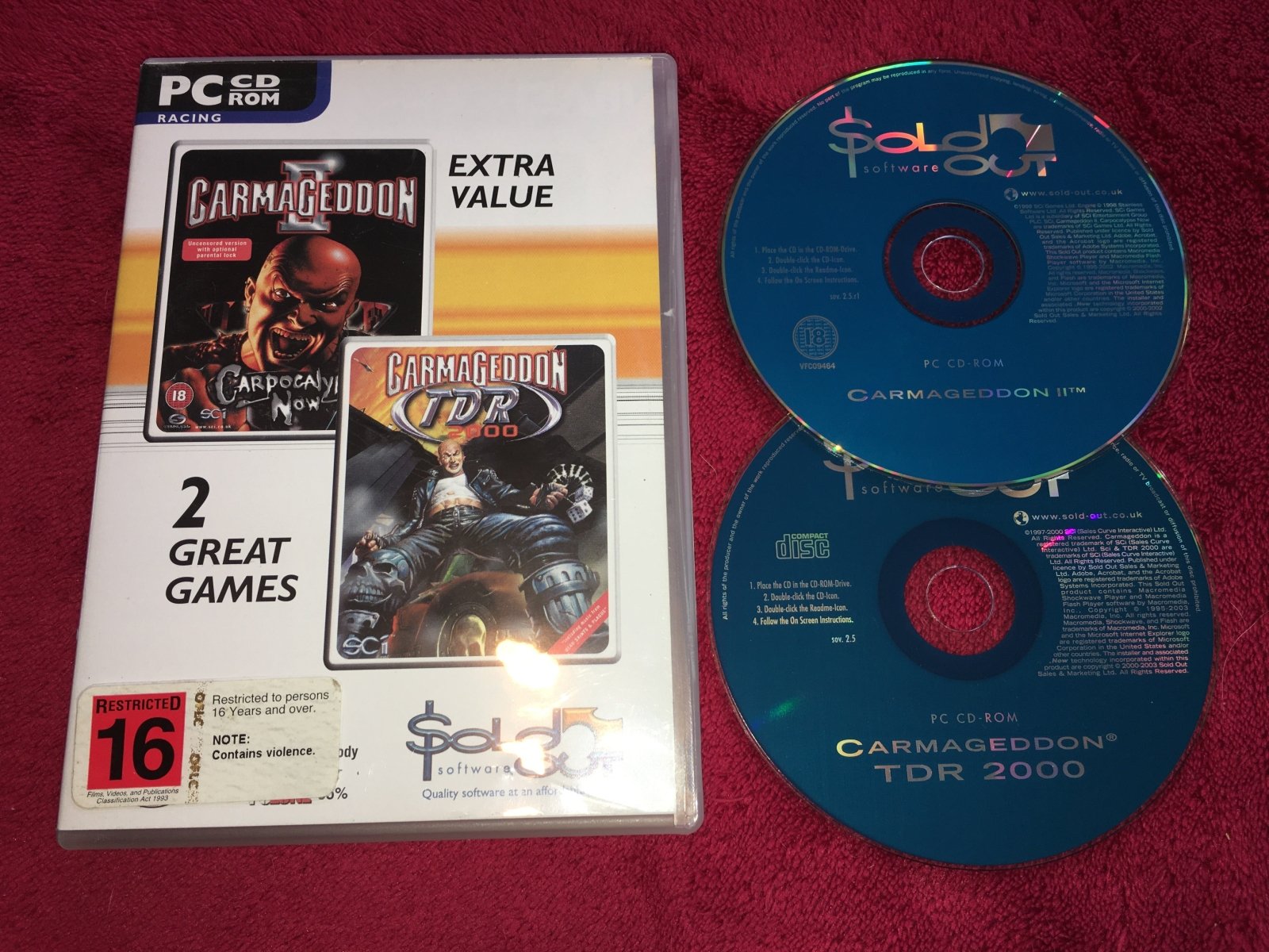 Carmageddon 2 & Carmageddon: TDR 2000 - PC Games - PC games, Driving and racing - Level Up Gaming NZ