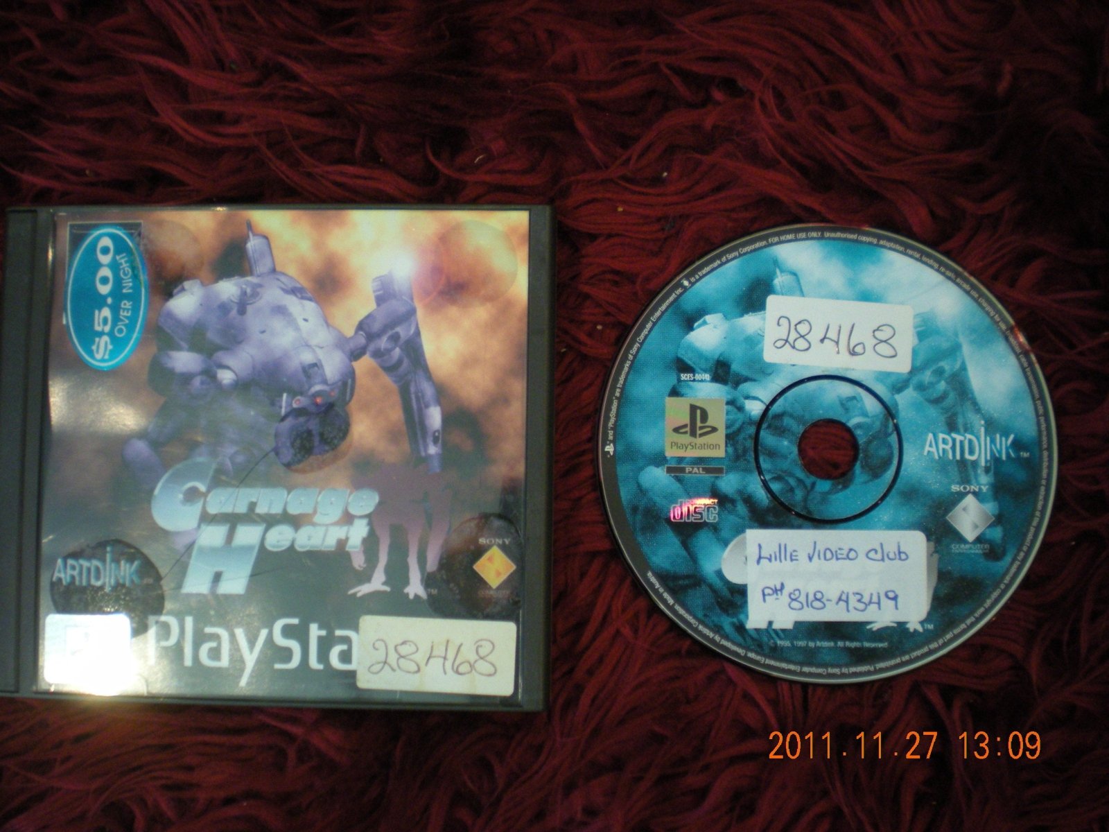 Carnage Heart - PS1 Game - PlayStation, Games, Strategy and puzzle - Level Up Gaming NZ
