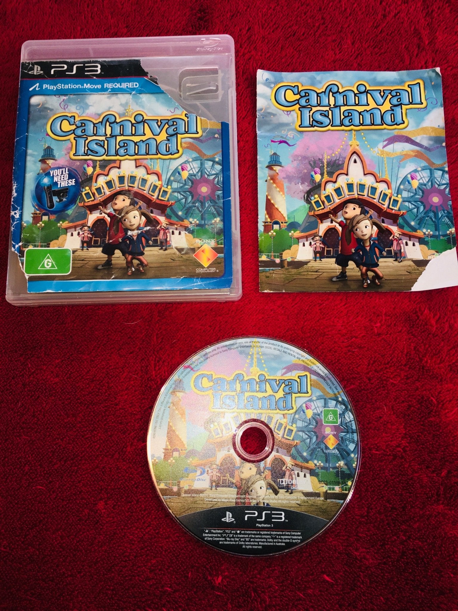 Carnival Island - PS3 MOVE Game - PlayStation 3, Games, Music and party - Level Up Gaming NZ