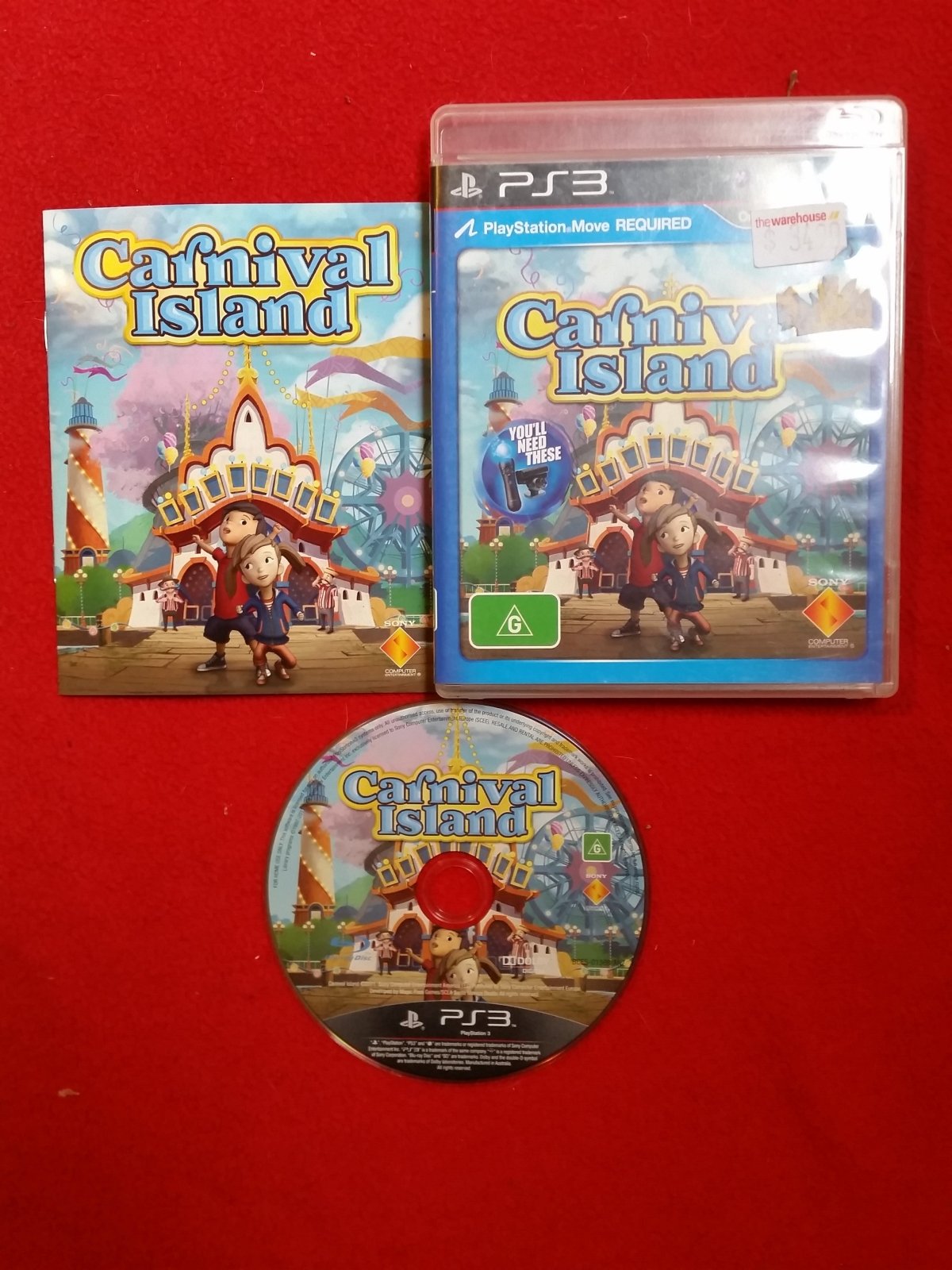 Carnival Island - PS3 MOVE Game - PlayStation 3, Games, Music and party - Level Up Gaming NZ