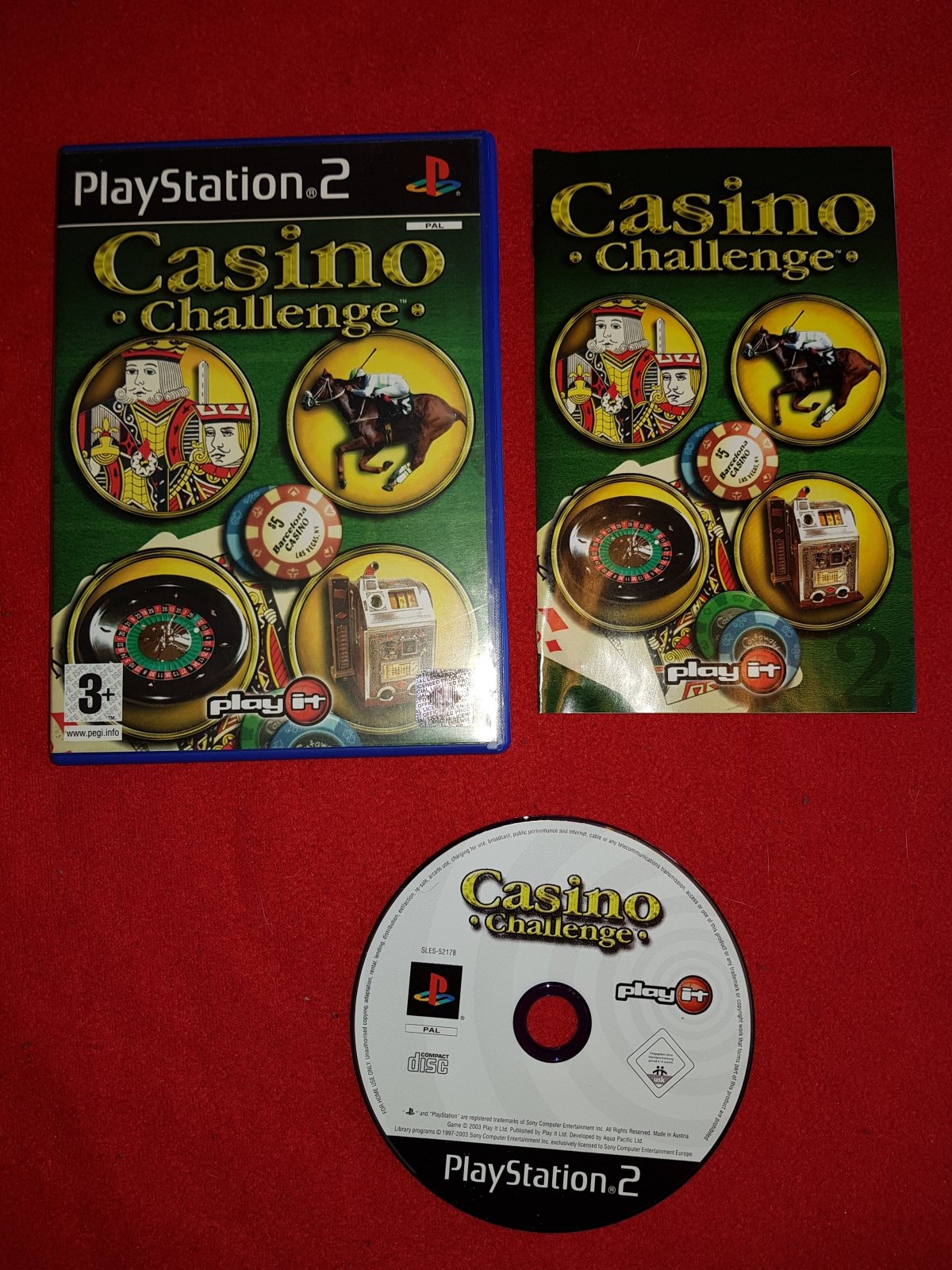 Casino Challenge - PS2 Game - PlayStation 2, Games, Simulation - Level Up Gaming NZ