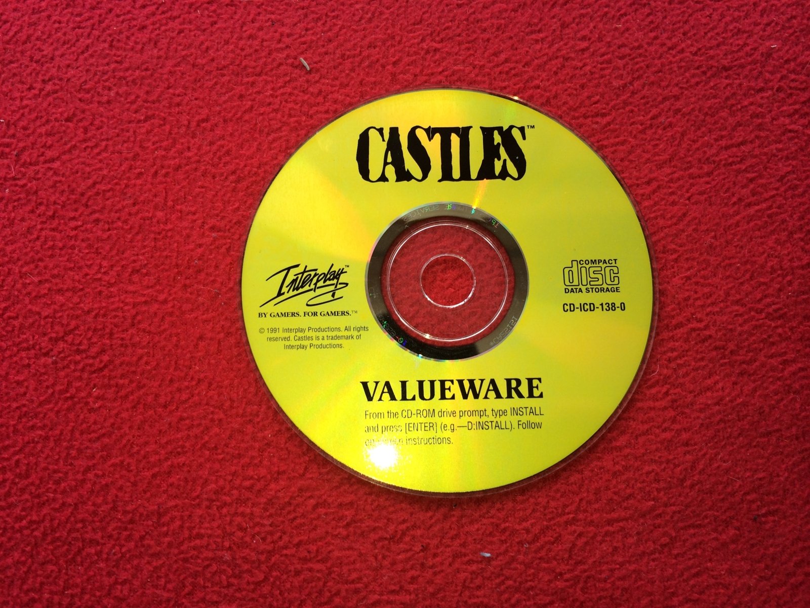 Castles - RARE PC DOS Game - PC games, Strategy and puzzle - Level Up Gaming NZ