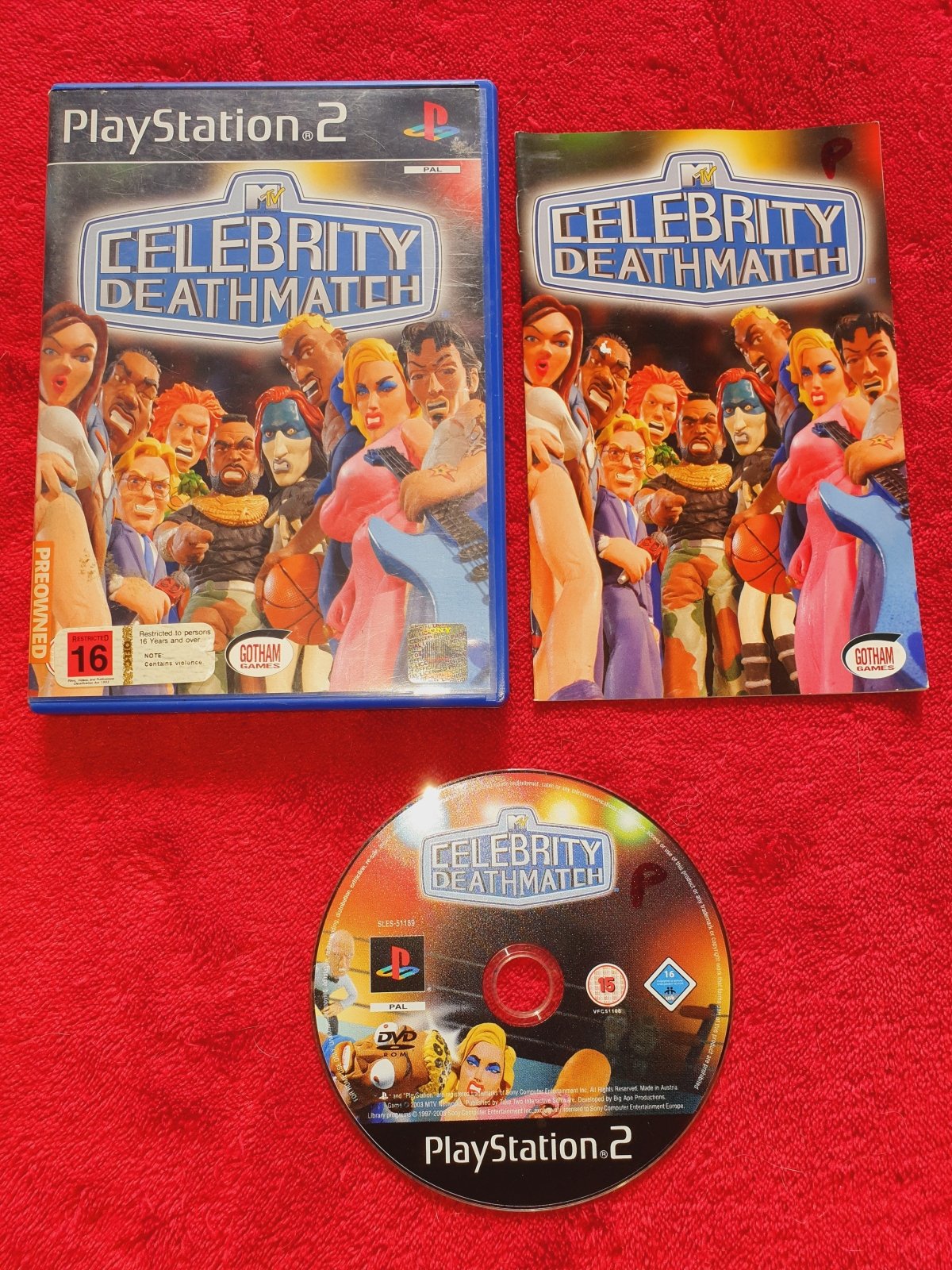 MTV's Celebrity Deathmatch - PS2 Game - PlayStation 2, Games, Fighting - Level Up Gaming NZ