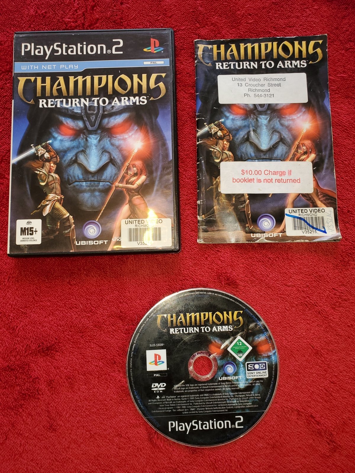 Champions: Return To Arms - RARE PS2 Game - PlayStation 2, Games, Role playing - Level Up Gaming NZ