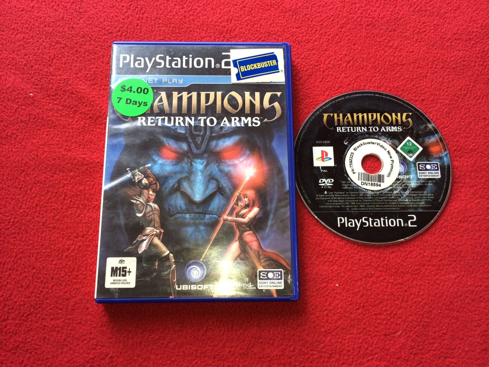 Champions: Return To Arms - RARE PS2 Game - PlayStation 2, Games, Role playing - Level Up Gaming NZ