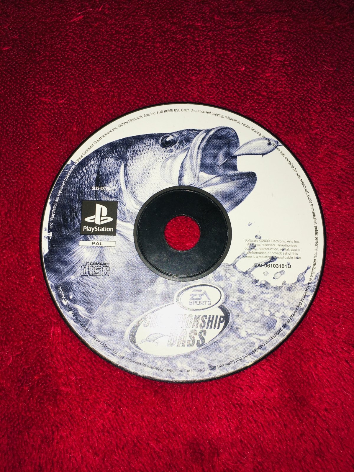 Championship Bass - PS1 Game - PlayStation, Games, Sports - Level Up Gaming NZ