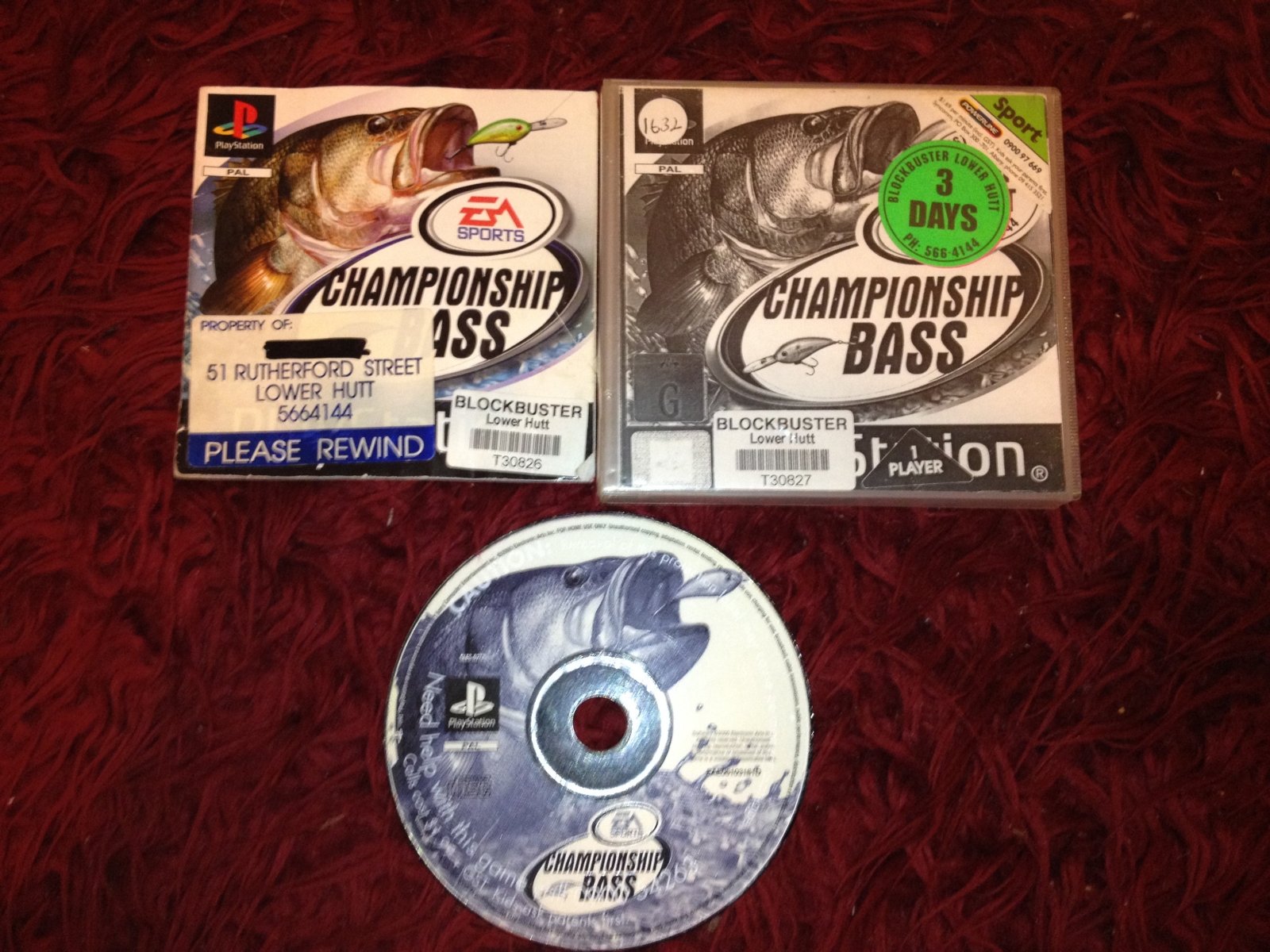 Championship Bass - PS1 Game - PlayStation, Games, Sports - Level Up Gaming NZ