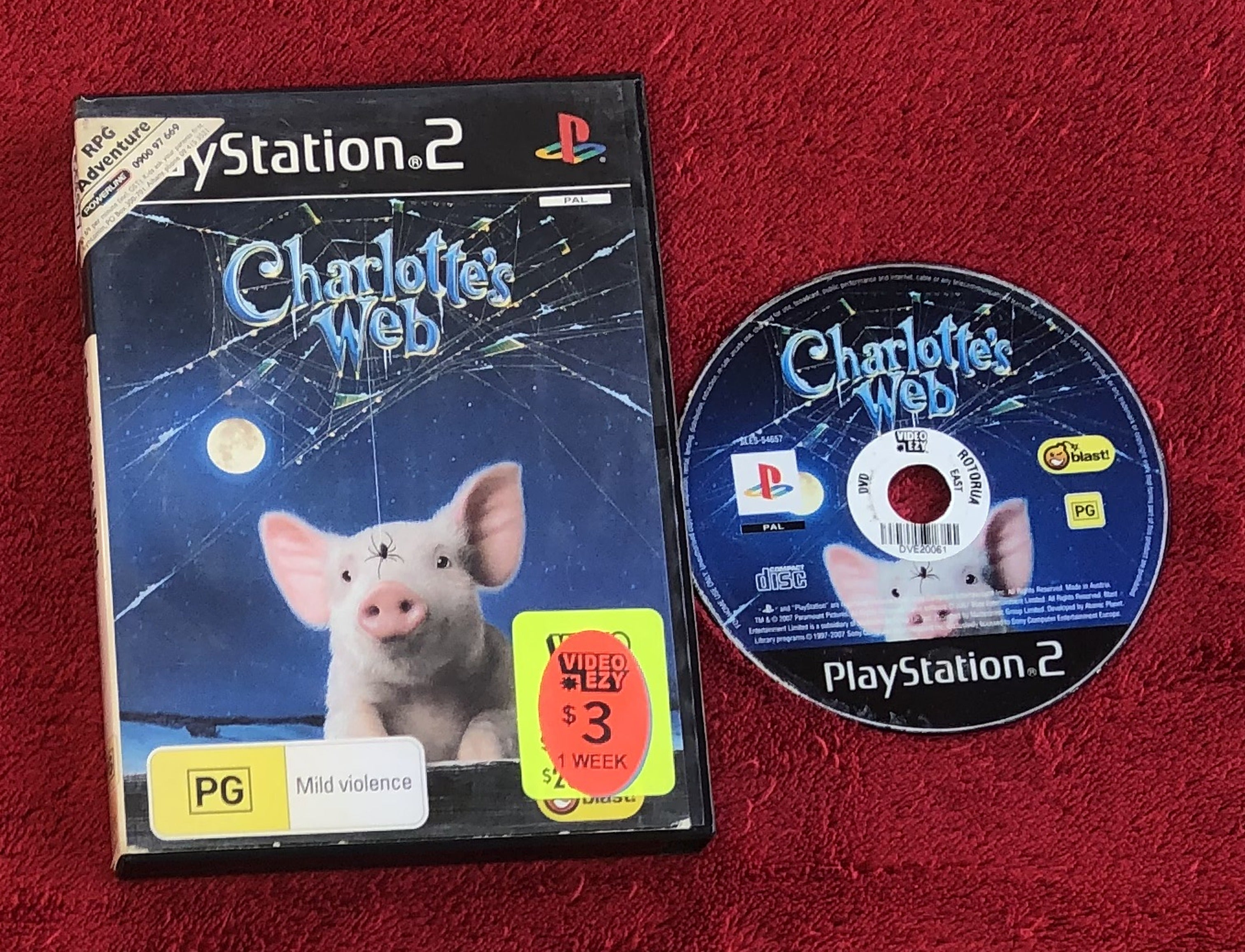 Charlotte's Web - PS2 Game - PlayStation 2, Games, Action and adventure - Level Up Gaming NZ