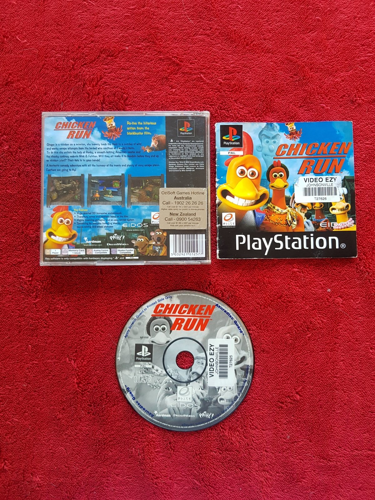 Chicken Run - PS1 Game - PlayStation, Games, Action and adventure - Level Up Gaming NZ