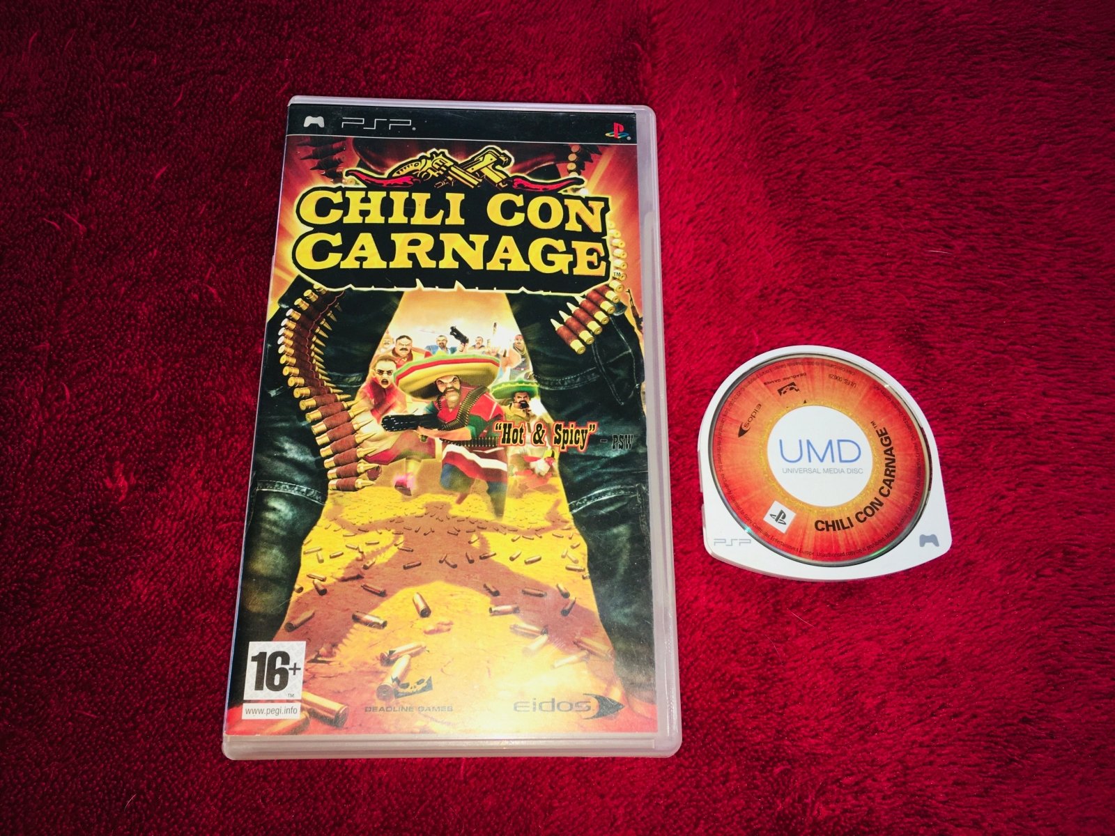 Chili Con Carnage - PSP Game - Play Station Portable (PSP), Games, Shooter - Level Up Gaming NZ