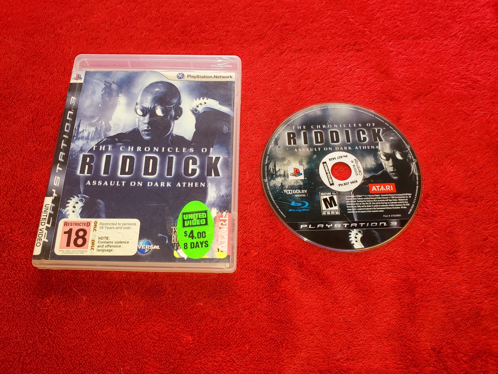 Riddick: Assault on Dark Athena - PS3 Game - PlayStation 3, Games, Action and adventure - Level Up Gaming NZ