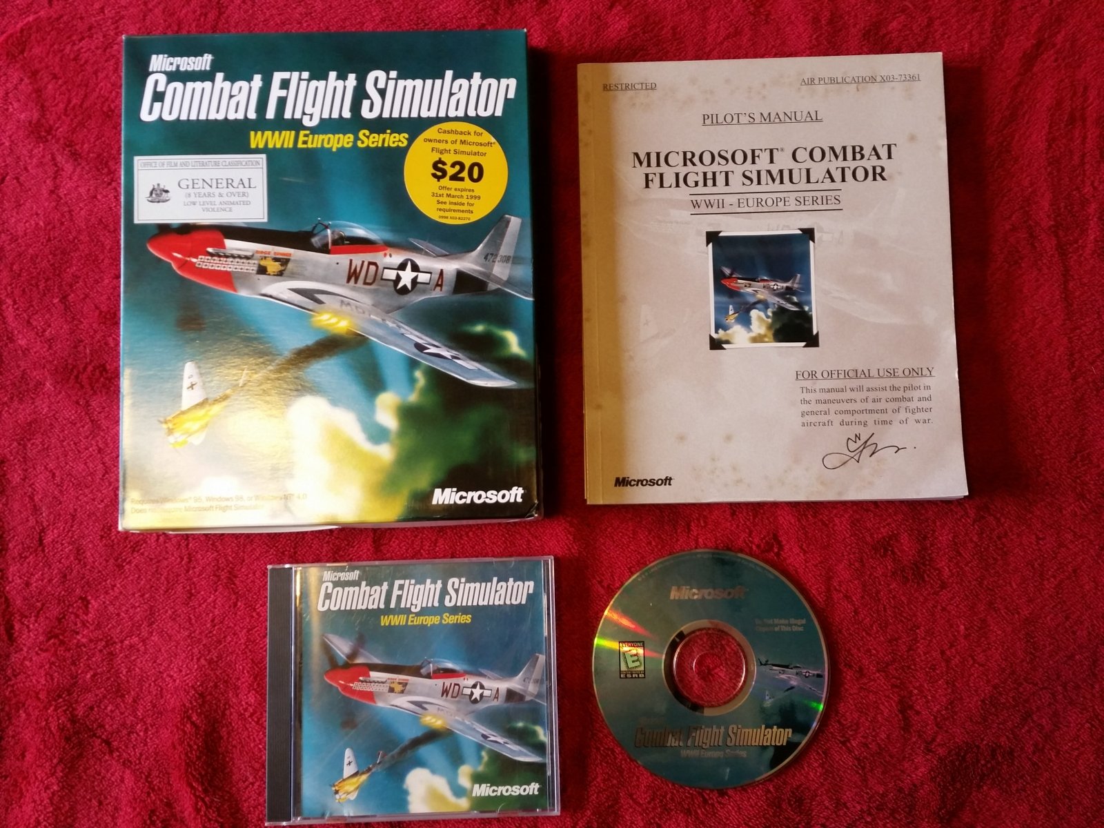 Combat Flight Simulator: WWII Europe Series - RARE and BOXED PC Game - PC games, Simulation - Level Up Gaming NZ